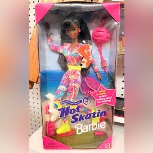 Barbie Hot Skatin’ African American Vintage In-line & Ice Skating NIB